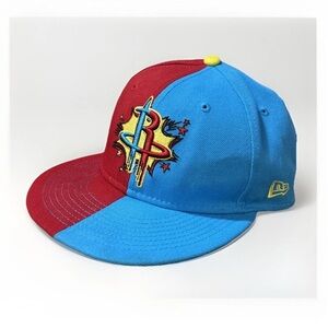 New Era 59FIFTY Houston Rockets Holiday Games 7 1/4 Rock Em' Sock Em' Fitted Hat